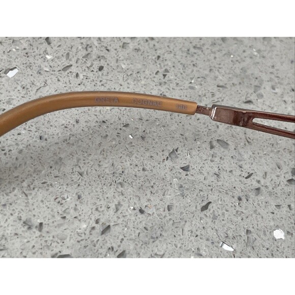 Rembrandt American Eyeglasses Frames ONLY Greta 54-18-140 Cognac full rim - Picture 9 of 11